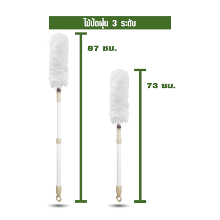 ไม้ปัดฝุ่น ไมโครไฟเบอร์ SJEASYMOP รุ่น SJACCB15 สีขาว_4